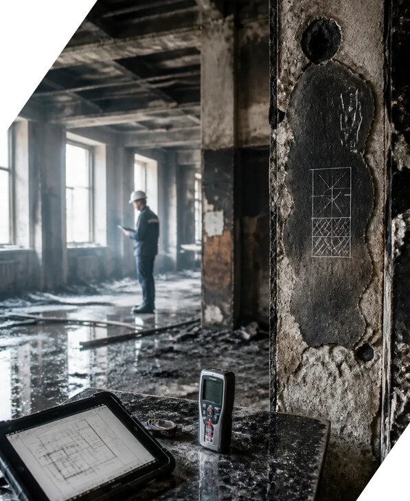 Обследование зданий после пожара в Назарове от 15417 р. | ЭкспертизаРоссия
