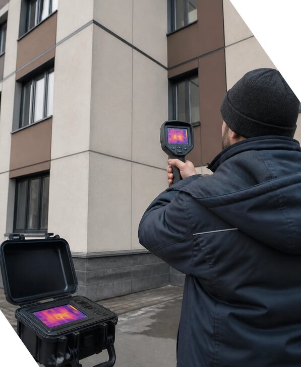 Тепловизионное обследование зданий и сооружений в Назарове